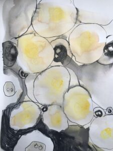 abstract bubble drawing